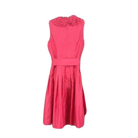 Jessica Howard Raspberry Pink Fit & Flare Dress — Size 12 - Picture 2 of 2